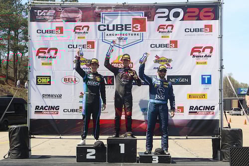 It’s a 1-2-3 Finish for TeamSLR at Road Atlanta